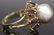 LOT OF (2) VINTAGE 14KT RINGS W/ AMETHYST & PEARL - 7