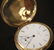 ANTIQUE ELGIN 14KT GOLD POCKET WATCH W/ DIAMOND - 8