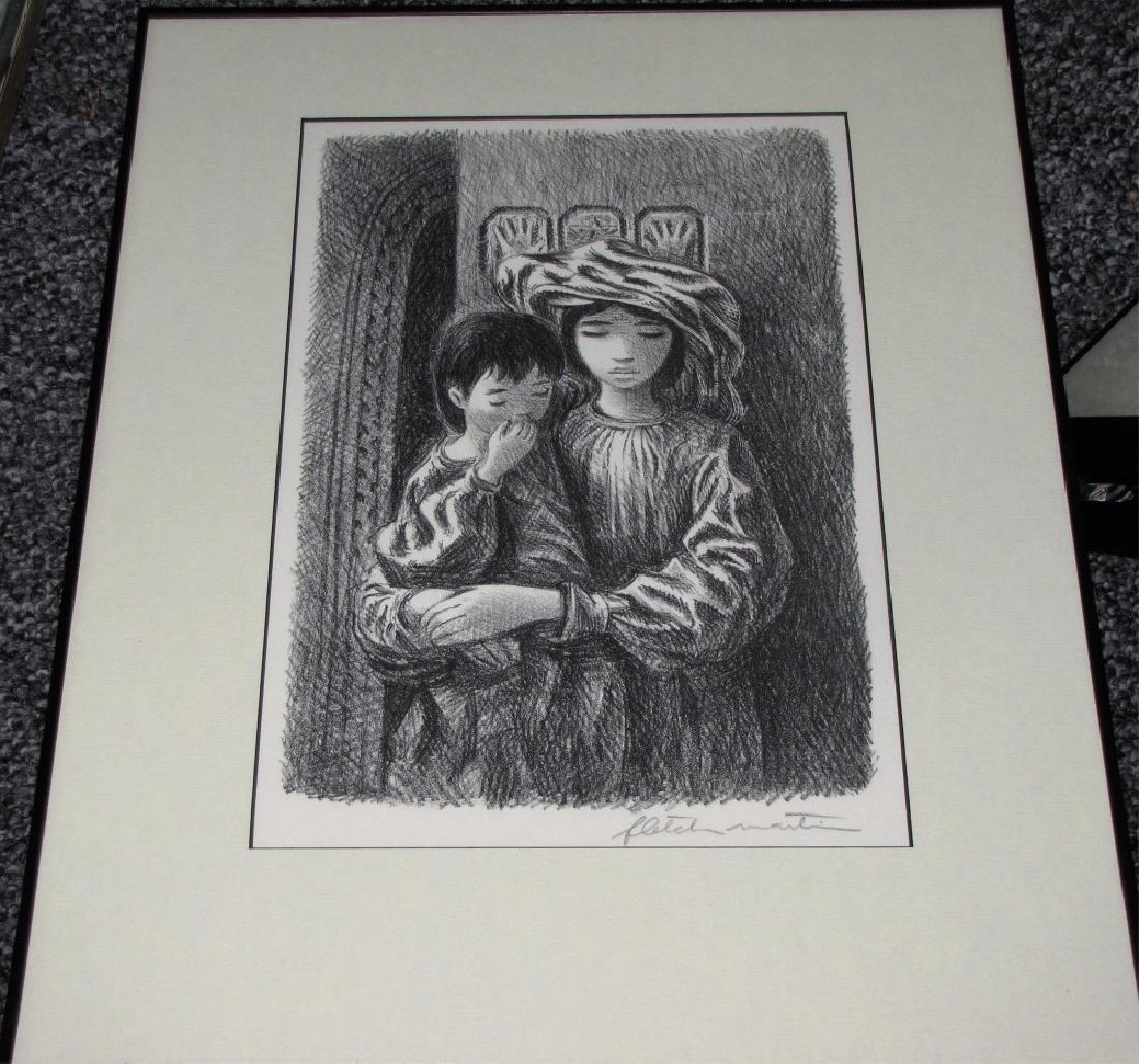 FLETCHER MARTIN (1904-1979), FRAMED LITHOGRAPH (1 of 2)