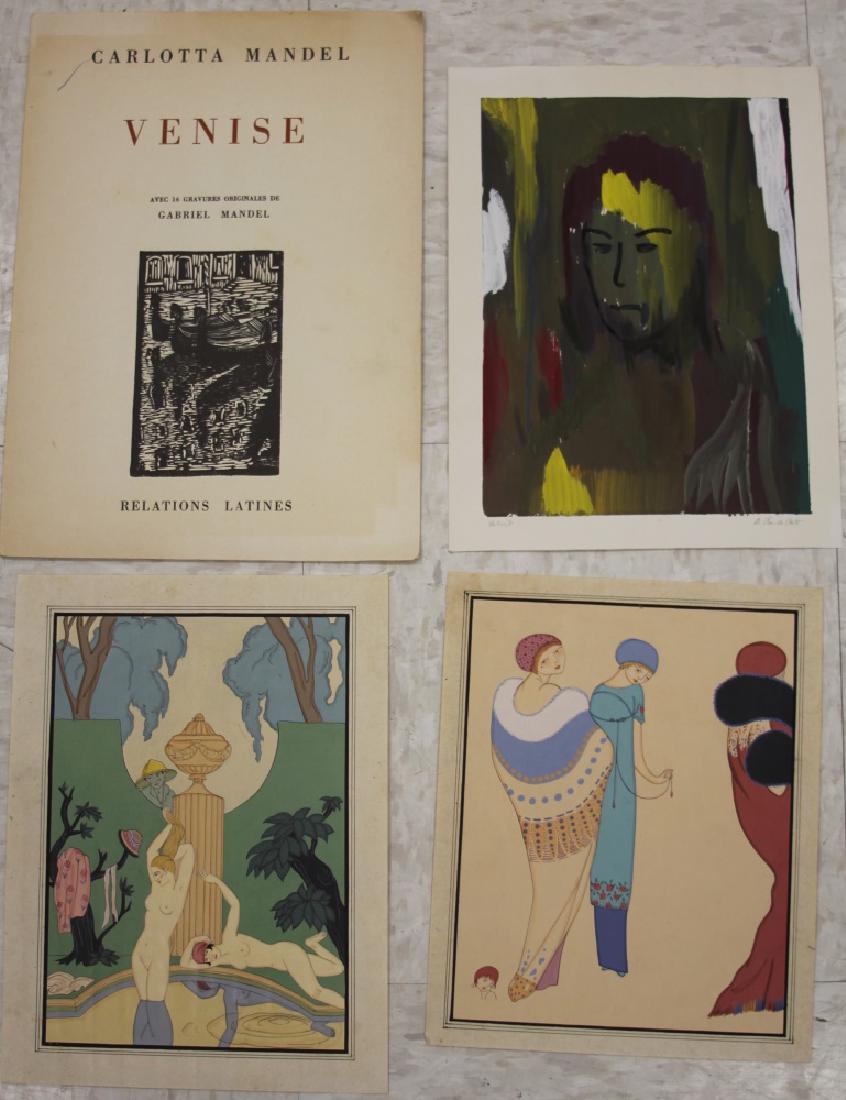 LOT OF (4) VINTAGE WORKS OF ART (1 of 3)