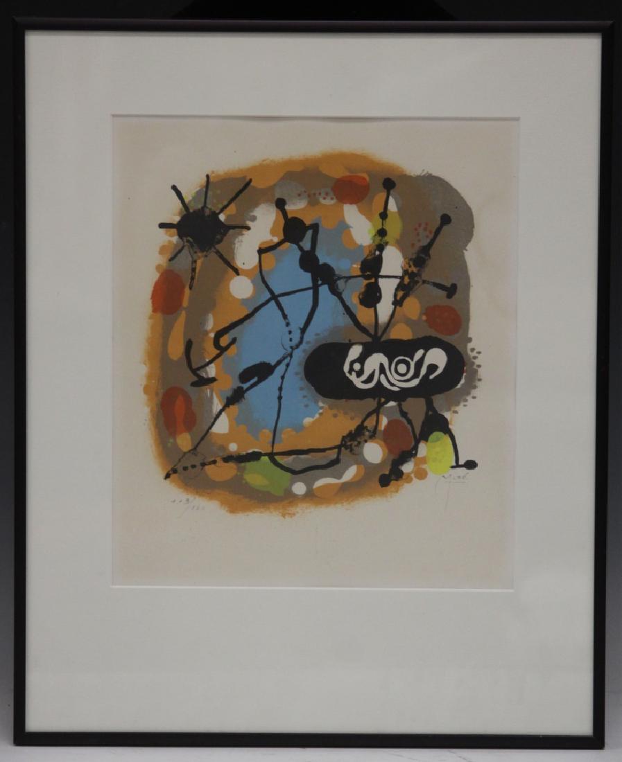 JOAN MIRO (1893-1983) FRAMED LITHOGRAPH (1 of 6)