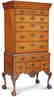 18TH CENTURY CHIPPENDALE MAPLE CHEST-ON-CHEST