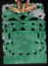CHINESE JADE PENDANT W/ DIAMOND & 14KT GOLD - 6