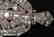LADY'S DIAMOND PLATINUM ART DECO BROOCH, 2.85 CTTW - 4