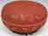 EARLY CHINESE CINNABAR CARVED BOX, 10 1/2" D - 4