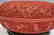 EARLY CHINESE CINNABAR CARVED BOX, 10 1/2" D - 9