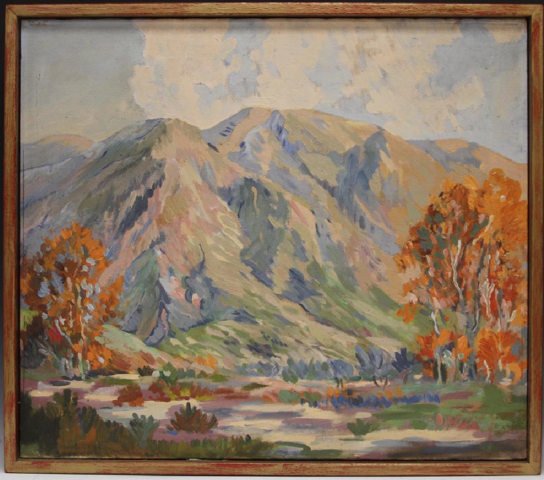 EARLY CALIFORNIA OIL ON CANVAS, UNSIGNED (1 of 3)
