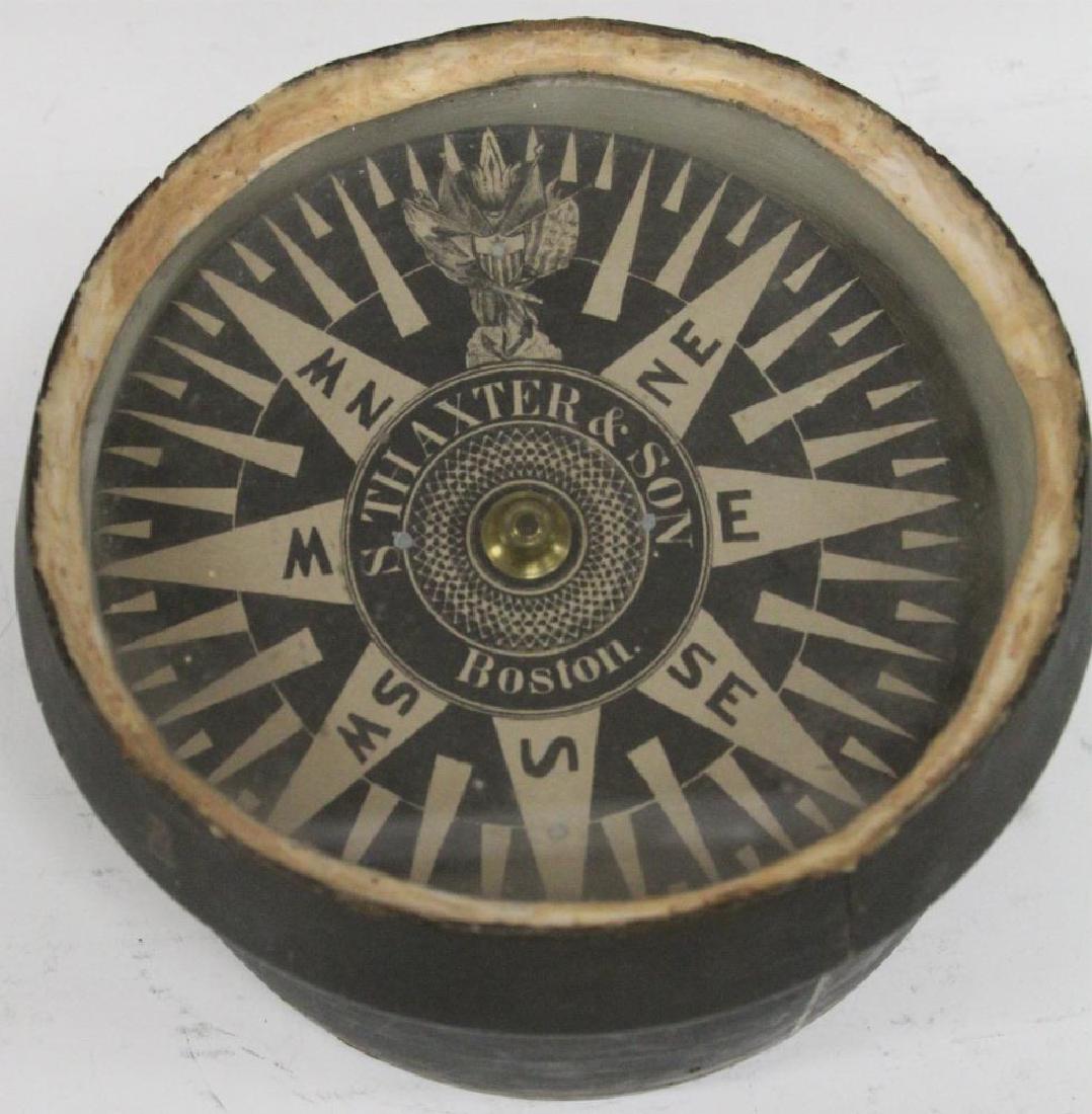 S. THAXTER & SON, BOSTON VINTAGE COMPASS (1 of 3)