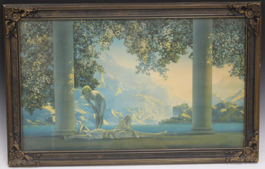 MAXFIELD PARRISH (1870-1966), DAYBREAK, PRINT (1 of 2)