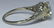 LADY'S VINTAGE 1.71CT DIAMOND 18KT WHITE GOLD RING - 2