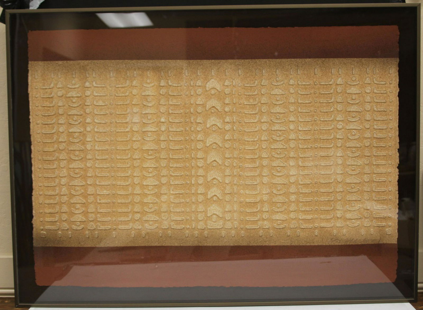 PAUL MAXWELL (1925-2015), FRAMED ACRYLIC: Sight- 29" x 41" Overall- 34" x 46"