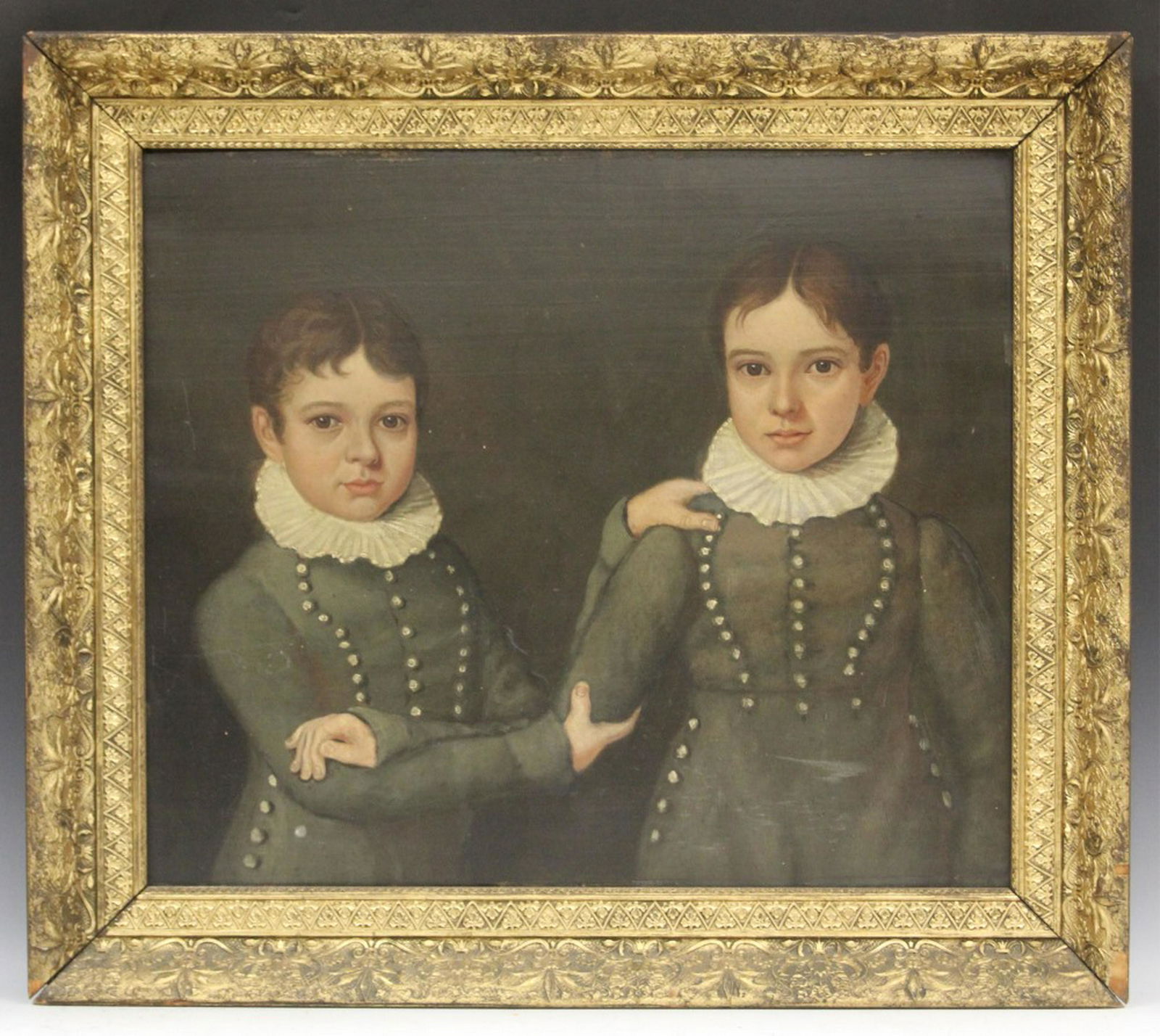 18TH/19TH C. PORTRAIT OF BOYS, UNSIGNED (1 of 4)