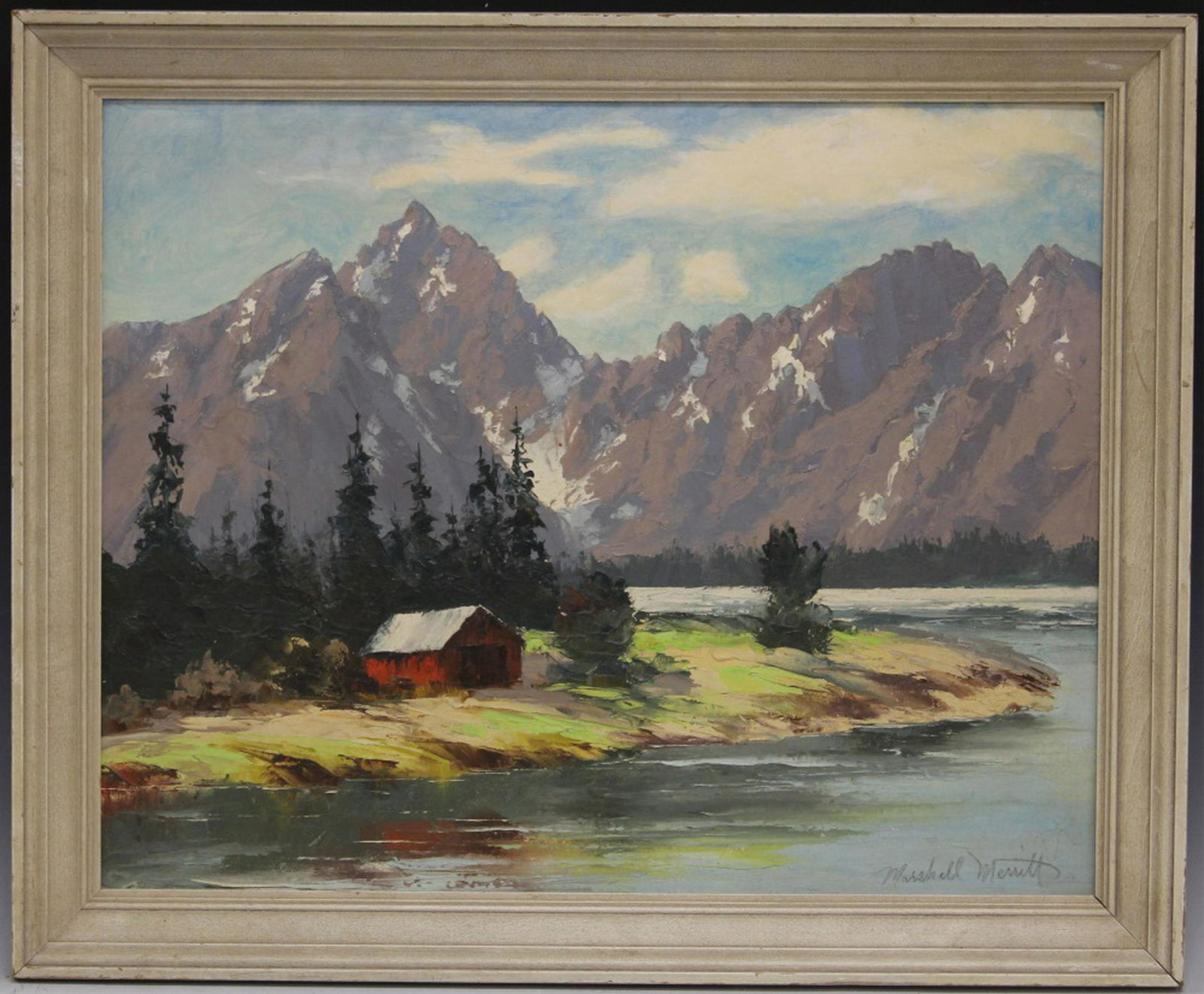 MARSHALL MERRITT (1904-1978), OIL ON BOARD (1 of 4)