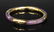 CHINESE LAVENDER JADE 14KT BANGLE BRACELET