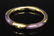 CHINESE LAVENDER JADE 14KT BANGLE BRACELET - 2