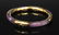 CHINESE LAVENDER JADE 14KT BANGLE BRACELET - 3