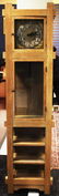 ARTS AND CRAFTS OAK TALL CASE CLOCK
