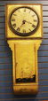 18TH C. PAINTED GALLERY WALL CLOCK
