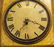 18TH C. PAINTED GALLERY WALL CLOCK - 3