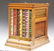J.P. COATS OAK TAMBOR ROLL SPOOL CABINET