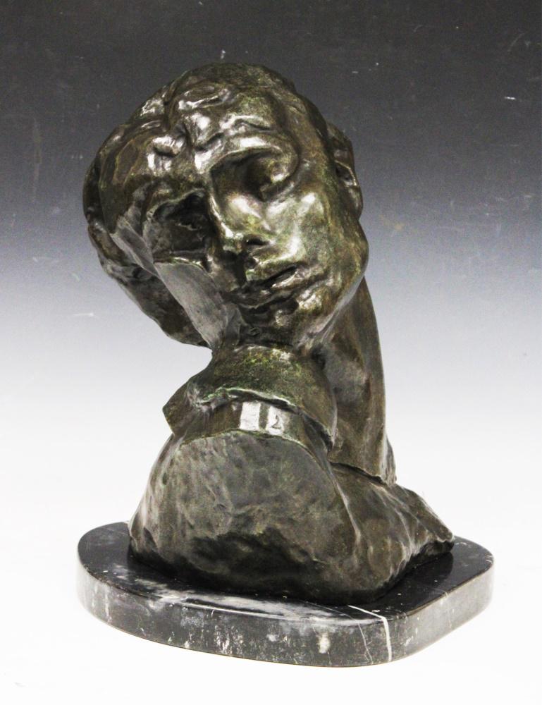 AUGUSTE RODIN (1840-1917) , BRONZE SCULPTURE (1 of 3)