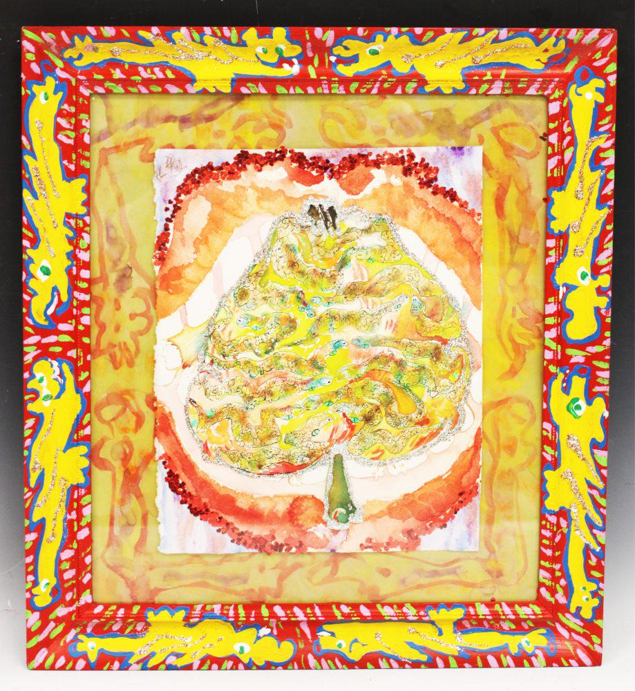 MAIJA ZACK,WATERCOLOR, OIL FRAME (1 of 6)