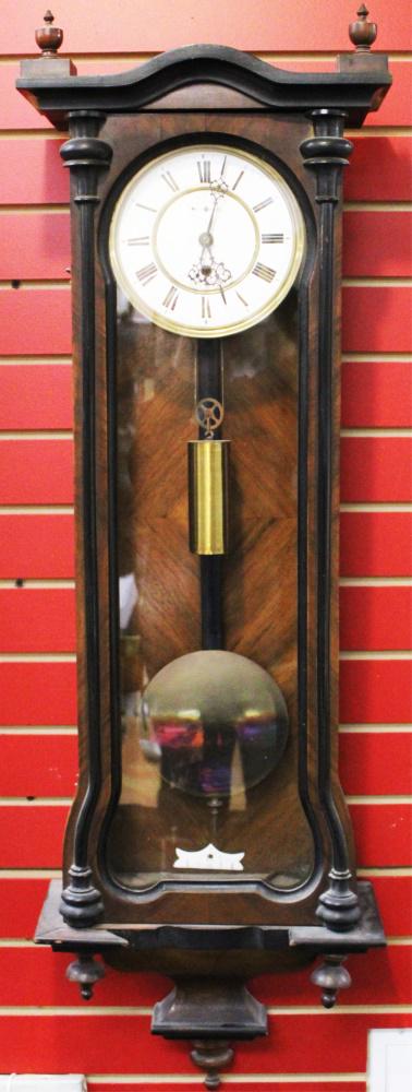 VIENNA SINGLE WEIGHT WALL CLOCK, 41" (1 of 3)
