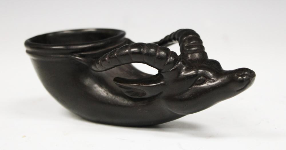 CHINESE CARVED LIBATION CUP (1 of 2)