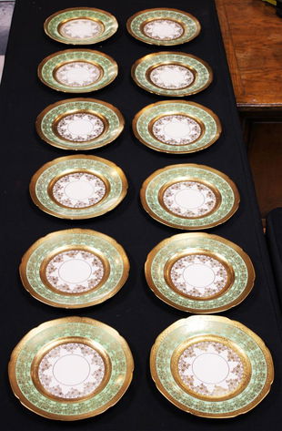 Hutschenreuther Selb Bavaria Gold Rimmed Dinner Plate Apr 03 2019 Vidi Vici Gallery In Ca