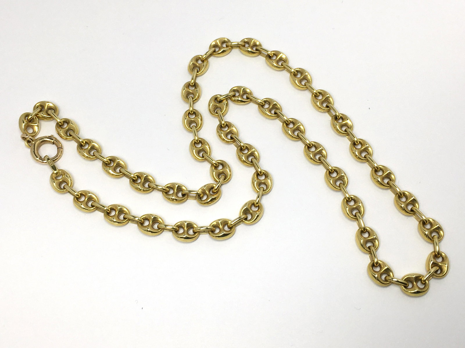 18KT GUCCI SYTLE CHAIN, 28 GRAMS (1 of 3)