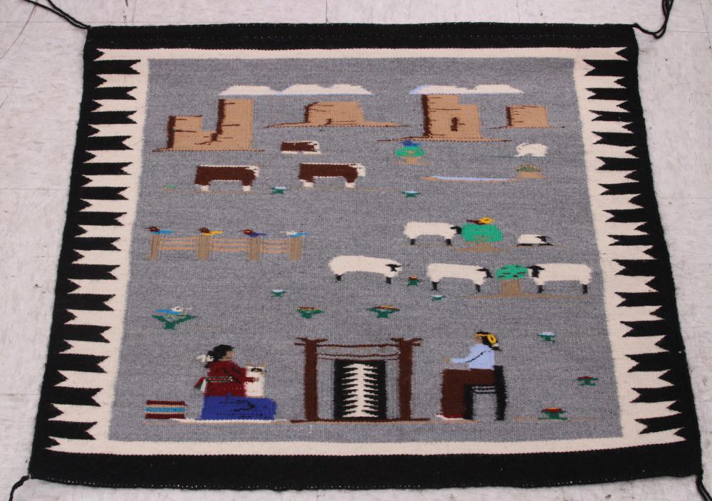 NATIVE AMERICAN NAVAJO WEAVING (1 of 3)