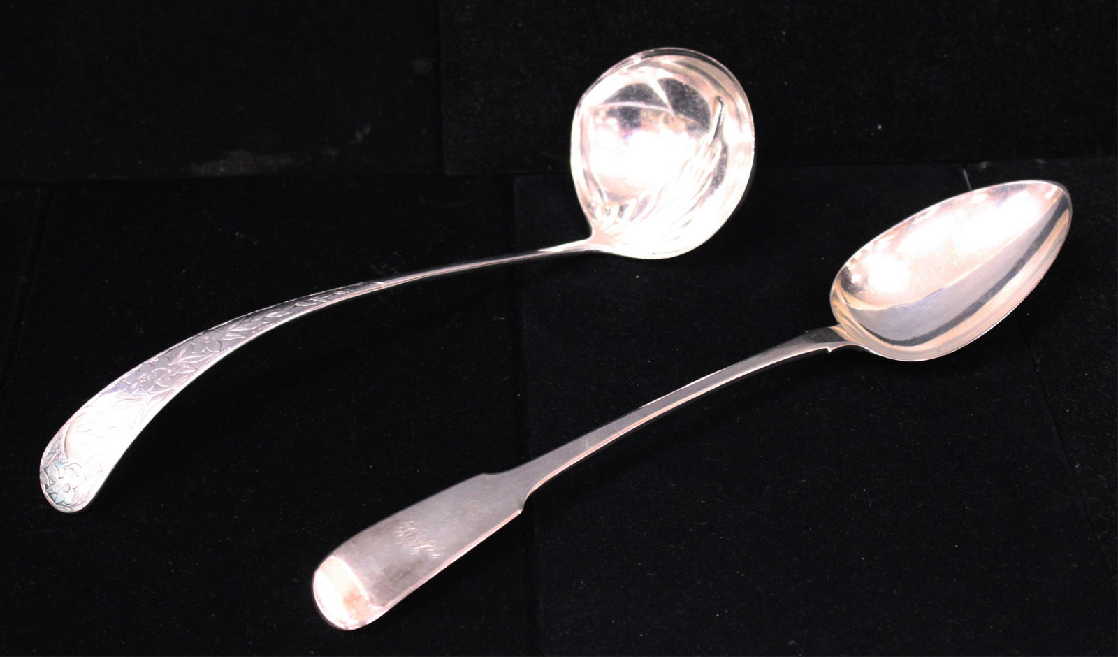 STERLING SILVER/ COIN SILVER LADLES, (2) (1 of 1)