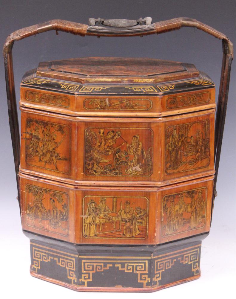 SOUTHEAST ASIAN PAINTED WEDDING BASKET (1 of 3)