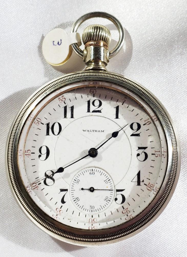 WALTHAM CRESCENT STREET (21 J)  POCKET WATCH (1 of 3)