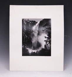 ANSEL ADAMS VINTAGE PHOTO OF BRIDAL VEIL FALLS