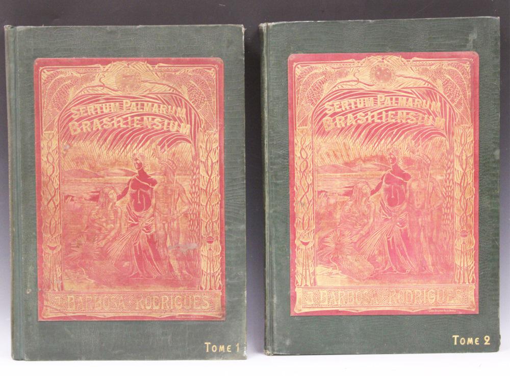 J.BARBOSA RODRIGUES (B.1842) TWO VOLUME BOOK SET (1 of 7)
