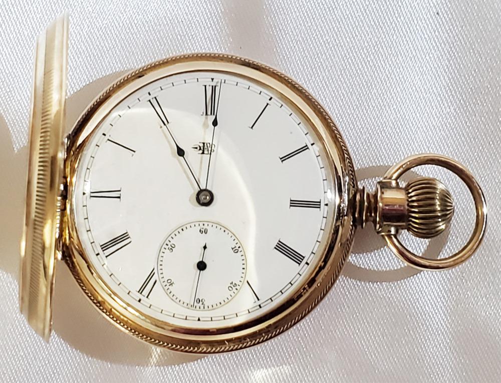 ELGIN 14KT ENGRAVED POCKET WATCH (1 of 6)