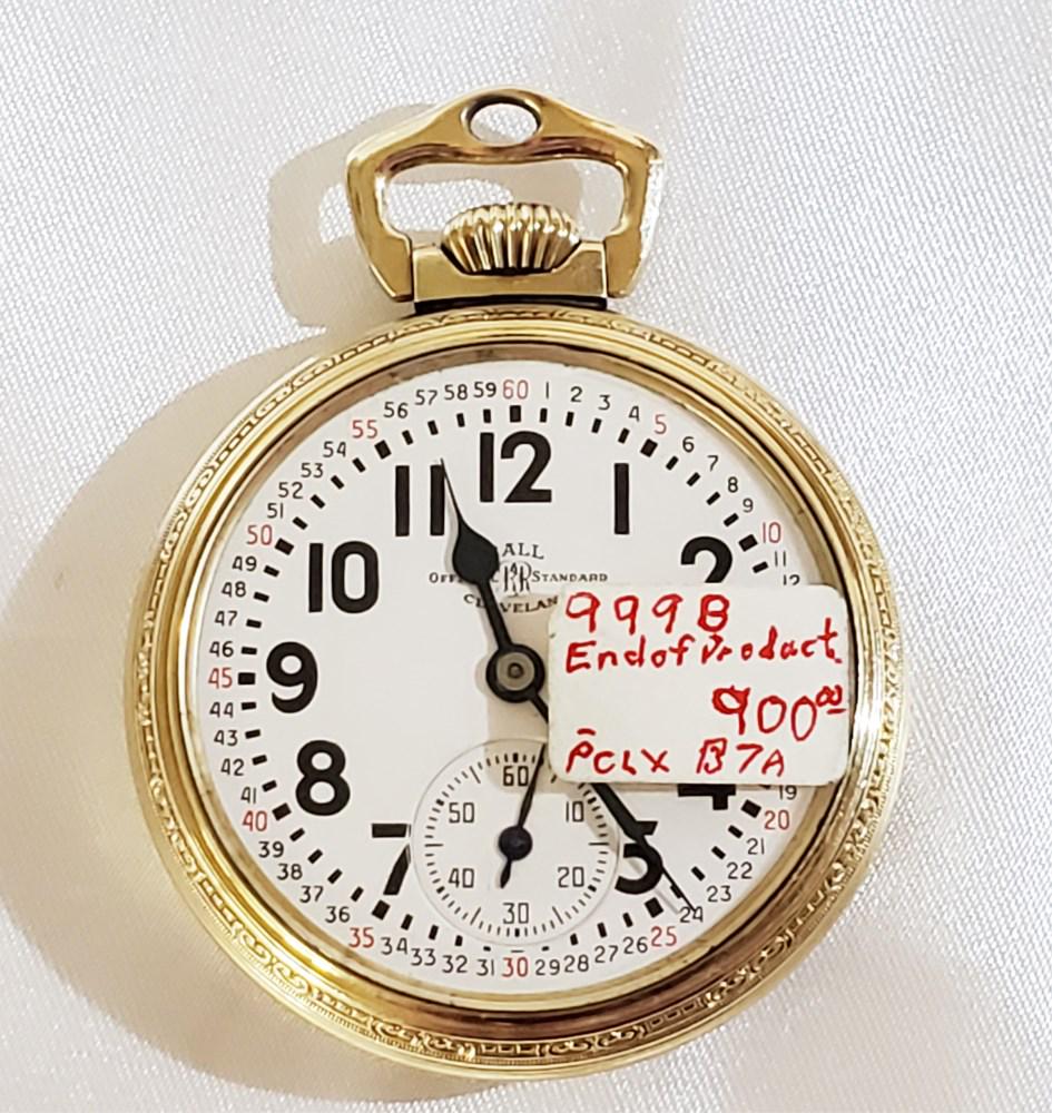 BALL WATCH (21 J) 999B POCKET WATCH: Serial #1813362