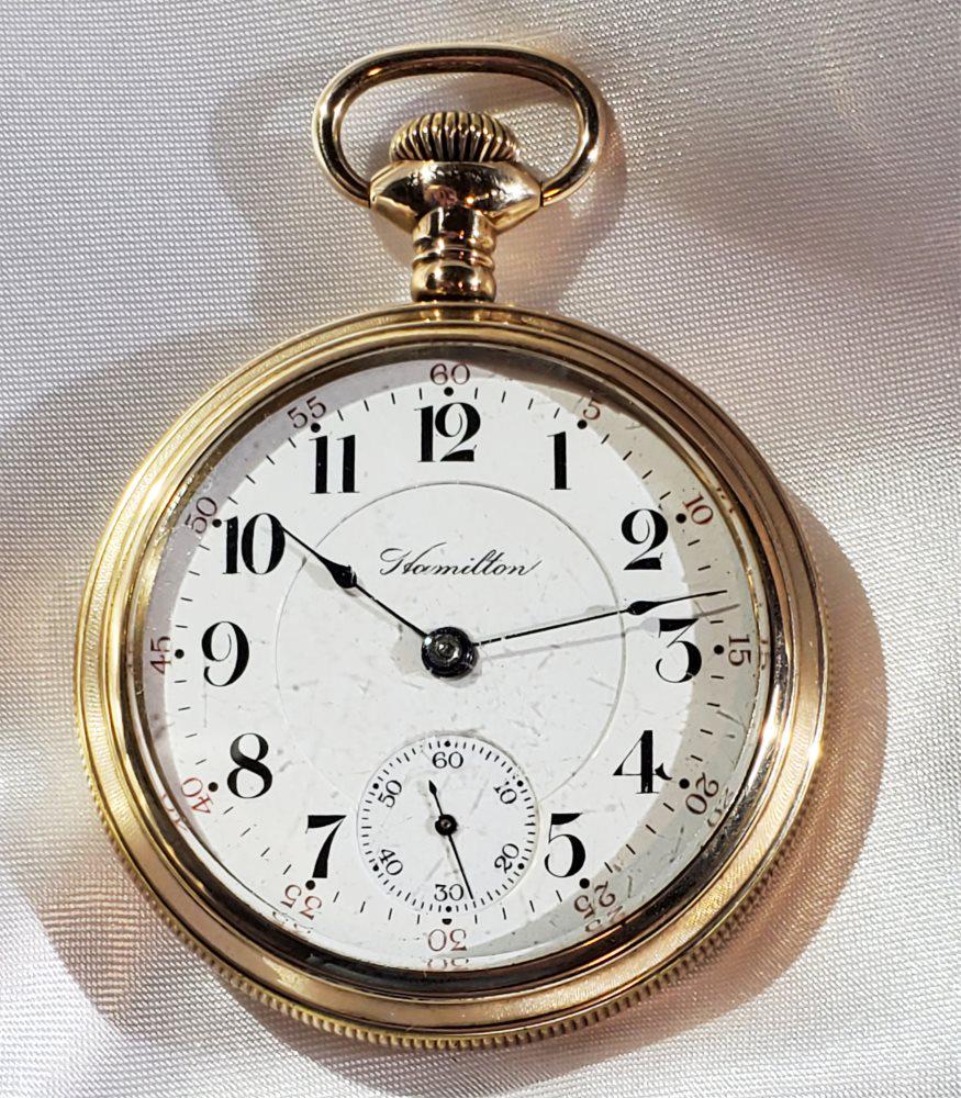 HAMILTON POCKET WATCH (17 J): Serial # 928187