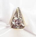 DIAMOND 2.23 CT. EUROPEAN CUT SOLITAIRE 14KT RING