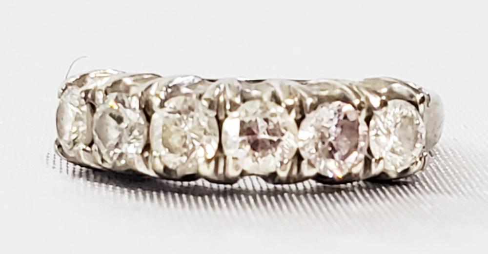 LADYS SIX DIAMOND ( .087 CTTW) 14KT RING (1 of 10)