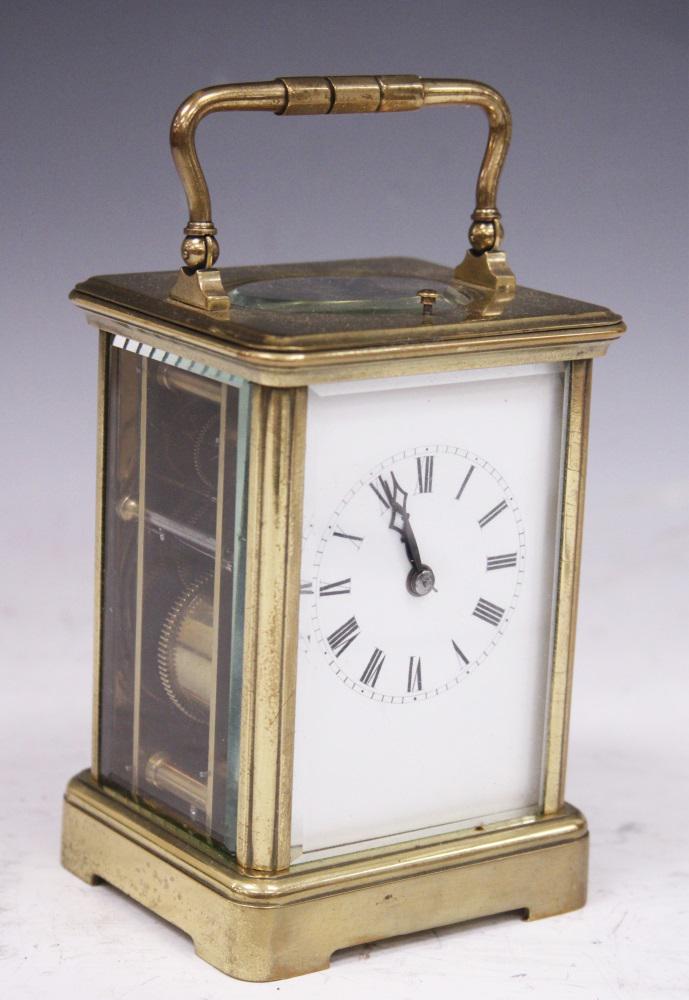 FRENCH REPEATER BRASS CARRIAGE CLOCK (1 of 4)
