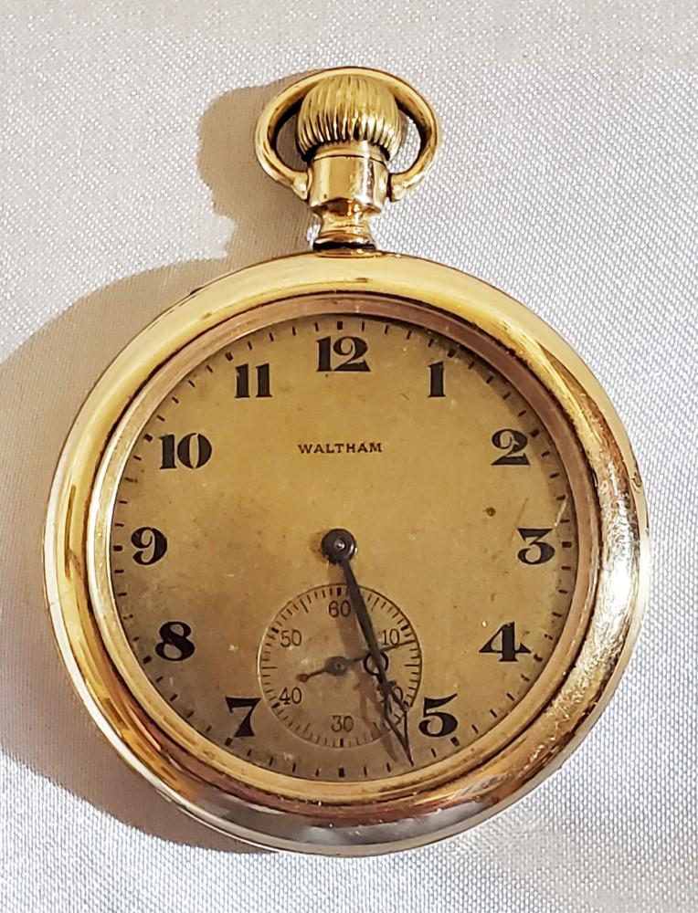 WALTHAM (15 J) OPEN FACE POCKET WATCH (1 of 3)