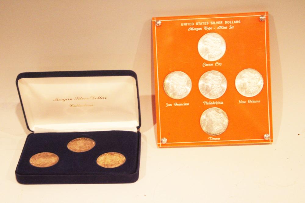 LOT OF (2) MORGAN SILVER DOLLAR, MORGAN TYPE (1 of 3)