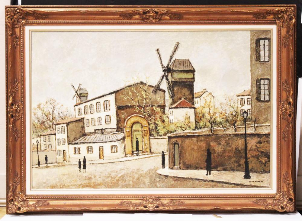 LOUIS PEYRAT (1911-2001) , OIL ON CANVAS: Sight- 24" x 36" Overall- 31" x 43" No in-house shipping available for this item Buyer is responsible to arrange shipment of this lot with 3rd party shipper.