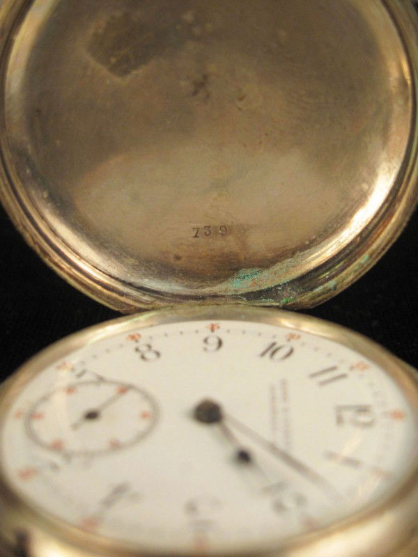 SILVER HUNTERS CASE POCKET WATCH: SILVER HUNTERS CASE POCKET WATCH