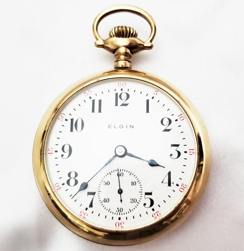 ELGIN POCKET WATCH: In house shipping within US $20 plus insurance