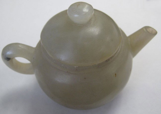 CHINESE JADE TEAPOT - 2