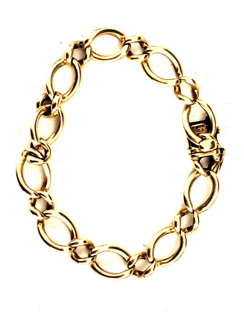 LADYS 14KT LINK BRACELET (1 of 4)