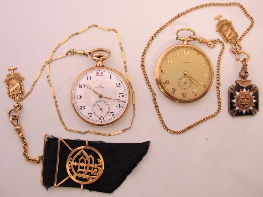 LOT OF (2) VINTAGE 14KT WATCHES- Omega, Longines: LOT OF (2) VINTAGE 14KT WATCHES- Omega, Longines note: Longines missing crystal